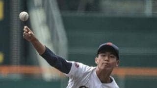 済美のエース梅原は2番手で登板　「勇気付けられる投球したかった」