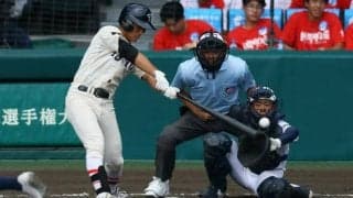 名前の由来は「代打の神様」　東洋大姫路・白鳥翔哉真、右に左に安打