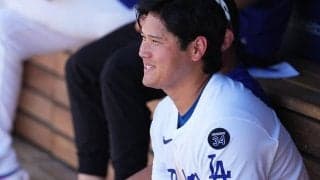 大谷翔平が「なんか言ったな」　真顔で“睨み合い”→直後に爆笑…まさかの交流にX注目