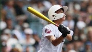 序盤に2安打、チームに勢い　済美・鎰谷選手「試合ができて幸せ」