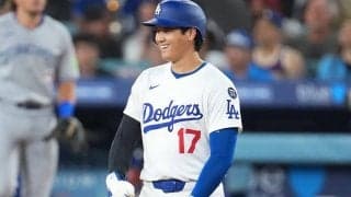 大谷翔平ヒヤリ…顔面にボール“襲来”　驚き避ける→横見て騒然、仲良し相棒が神捕球
