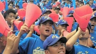 2人で中学時代に誓った夢、スタンドからエール　明秀日立・大島さん