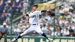 佐賀北エースの稲富投手「新しい風を」　サヨナラ勝ちを呼び込む力投
