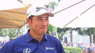 松山英樹「良い状態にはなりつつある」　最終日の巻き返しに意欲