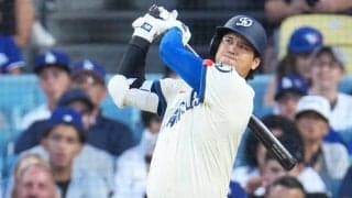 大谷翔平、3年連続4度目の40号到達　トップに1本差…確信弾に本拠地熱狂、年55本ペース
