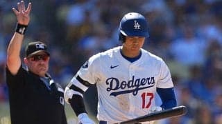 大谷翔平、8回の好機でこの日2度目の申告敬遠　本拠地は大ブーイング…16敬遠はリーグ最多