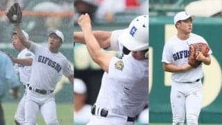 左手の指がなくても2安打1打点！県岐阜商・横山の感動の活躍に球場も大歓声【25年夏甲子園】