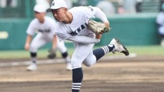 北海の1年生右腕が147キロ計測！快速球披露も3回2失点でマウンド降りる【25年夏甲子園】