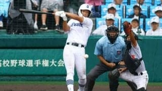 祖父・父の期待に応える一振り　「県岐阜商一家」の４番・坂口選手