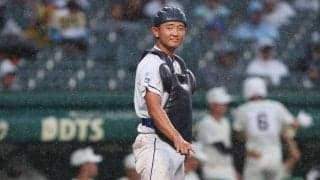 豊橋中央のプロ注目捕手が高卒プロ1本を表明！この夏は打率5割近くの高打率を記録【25年夏甲子園】