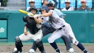 スクイズ決めて待望の追加点、守備も機敏　岡山学芸館の山田涼選手