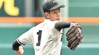 鍛えてきた直球、甲子園でも通用した　松商学園エース・加藤高慎投手