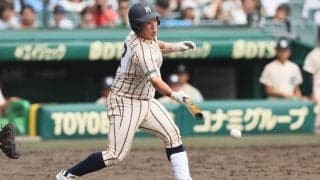 「片手スイング」のガッツ見せたがチームは完封負け、痛みを押し殺し強行出場した東大阪大柏原の主将は無念の途中交代【25年夏甲子園】