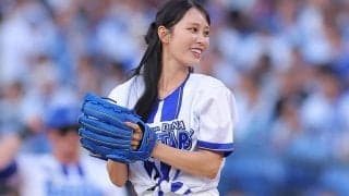 ミニスカで豪快足上げ…美女アスリートが始球式を回顧　SNS投稿に称賛の嵐「全てが美しい」