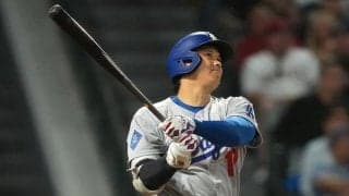 大谷翔平、4戦連発43号に雄叫び　9回勝ち越し“確信弾”…6戦5発に敵地騒然、リーグ単独トップ