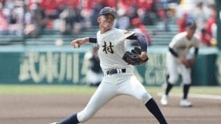 神村学園の150キロ右腕は5回まで7安打打たれながらも無失点！140キロ後半の速球を連発