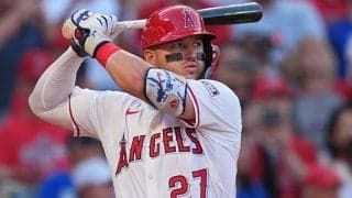 大谷に「スイーパーかよ！」　トラウトの心境を代弁…ド軍実況が捉えた一瞬の表情