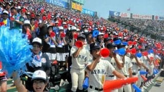 甲子園で綾羽に声援を送った2800人の大応援団　サッカー部員らも