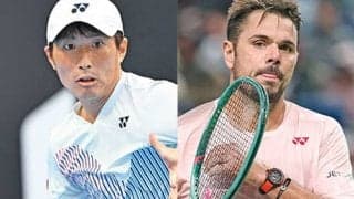 野口莉央 ワウリンカにストレート負け