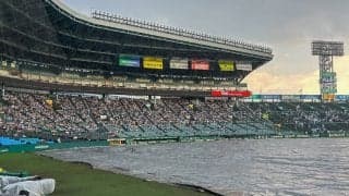 今大会「裏の主役」阪神園芸が再び登場！1時間の雨天中断経て試合再開、スタンドから拍手送られる【25年夏甲子園】