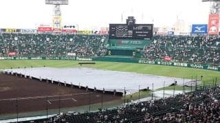 消えた豪雨の跡…甲子園で起きた“神業”「感動」「芸術的」　NHK中継に思わずツッコミも