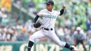 強打線に挑んだ岡山学芸館　エース青中が見た「甲子園の怖い一面」