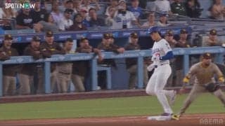 大谷翔平、満塁で併殺崩れも「最低限の仕事」 負けられない首位攻防戦で勝利へ執念…“3度手を叩き、2度頷く”