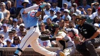 鈴木誠也が「またやられている」　疑惑の判定で見三振…球審に酷評続出「誤審だろ」