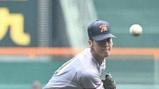 32年前に優勝した父に支えられ　粘投した京都国際・先発の酒谷投手