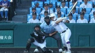 チーム最多の3安打に好捕　「関一らしさ」体現　関東第一・藤江選手