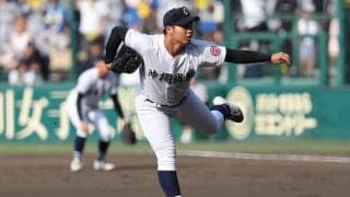 沖縄尚学・末吉が今大会初失点、2死から仙台育英の4番に先制打許す【25年夏甲子園】