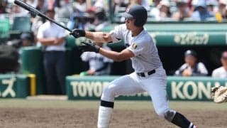 横浜の主将・阿部葉太が復調の3安打！8回にはダメ押しタイムリー「なんとしても打ちたかった」【25年・夏甲子園】