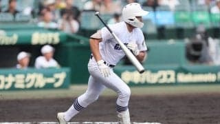 創部100周年の県岐阜商の伝統の力だ！5番・宮川が初回に先制2点適時打！2年生がつないだ投手リレーで16年ぶり8強【25年夏甲子園】