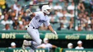 県岐阜商が宮川、横山の適時打で一回に3点先制　明豊は好機いかせず