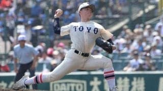 ゆっくり靴ひも結び、力投　東洋大姫路・木下「自分の球信じた」