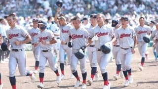 京都国際、夏連覇ならず　エース西村がまさかの9失点KO…山梨学院が初の夏4強進出