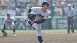 横浜のエース左腕・奥村頼人がプロ志望表明！チームは春夏連覇の夢叶わずも笑顔「仲間に恵まれた3年間だった」【25年夏甲子園】