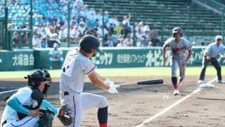 「つなぎの4番」を全うした　京都国際・清水詩太選手は自分らしく