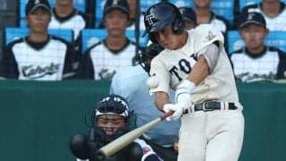 捕手らしく「直球読み通り」　東洋大姫路の桑原選手、聖地でも本塁打