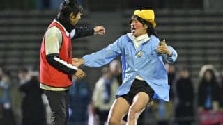 栃木シティFW田中パウロ淳一の左足一閃からの新作パフォ｢筋肉質な横揺れダンス｣が大ウケ！｢ゴールパフォで体力無くなるて｣の声