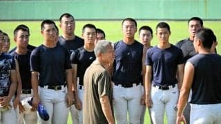 日大三は打撃練習に特化　4番・田中諒「自分のスイングできている」