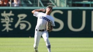 県岐阜商のレフトが好返球＆先頭ヒット！攻守に躍動して同点呼び込む！【25年夏甲子園】