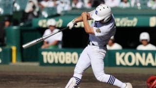 県岐阜商の横山温大が同点犠飛！勝負強さ発揮して今大会3打点目！【25年夏甲子園】