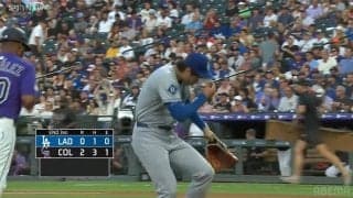 アクシデント告げる“虫の知らせ”だった？大谷翔平の顔付近にブ～ン 虫襲来にビクッ！