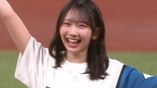 「プロでも難しそう」人気美女が“消える魔球”　完璧制球に解説者も驚愕「見たことない」