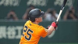 巨人の岡本和真が復帰後初本塁打　1軍昇格後6試合目で待望の一発、東京ドーム騒然
