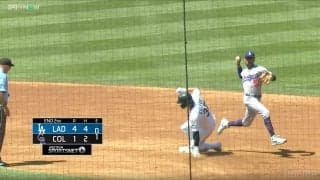 大谷不在もベッツが「イキイキしてる」 代役1番で躍動「今日は守備もいい」カーショー助けた“超絶美技”