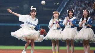 「天使すぎるだろ」エスコンに人気アイドルグループ降臨　白ミニスカ“ふわり”でファン魅了「何もかもが完璧だったよ！」