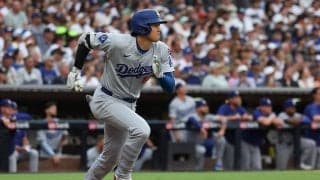 大谷翔平、2戦連続ノーヒットで連続出塁も19試合でストップ ド軍は連敗で首位陥落