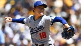 山本由伸、11勝目の権利持ち降板　パドレス相手に6回2失点好投…被弾に絶叫も、ド軍7回に5得点